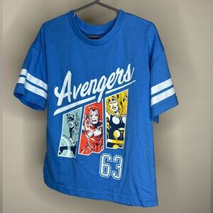 Jumping Beans relaxed varsity Marvels TShirt..size 5